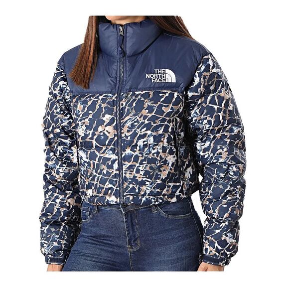 The North Face 1996 Retro NF0A3XEOOTP Nuptse Jacket Women's Blue Full Zip CLO758 - Picture 1 of 9